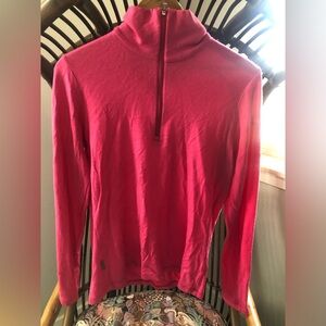 Icebreaker 260 Vertex Half Zip Pink! Excellent Condition